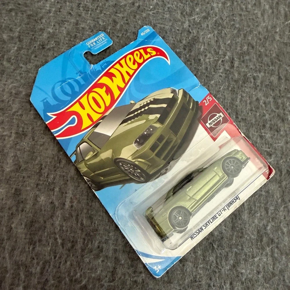 Hot Wheels Nissan Skyline GT-R BNR34 Green 2019 Nissan 2/5 45/250 Diecast Car